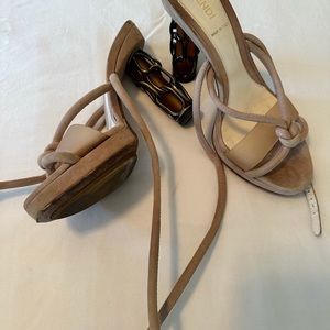 Fendi runway collection caged heel platform Sandal sold out
